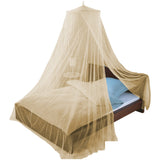 Just Relax Elegant Mosquito Net Bed Canopy Set, Beige, Twin-Full from ShopBobbys