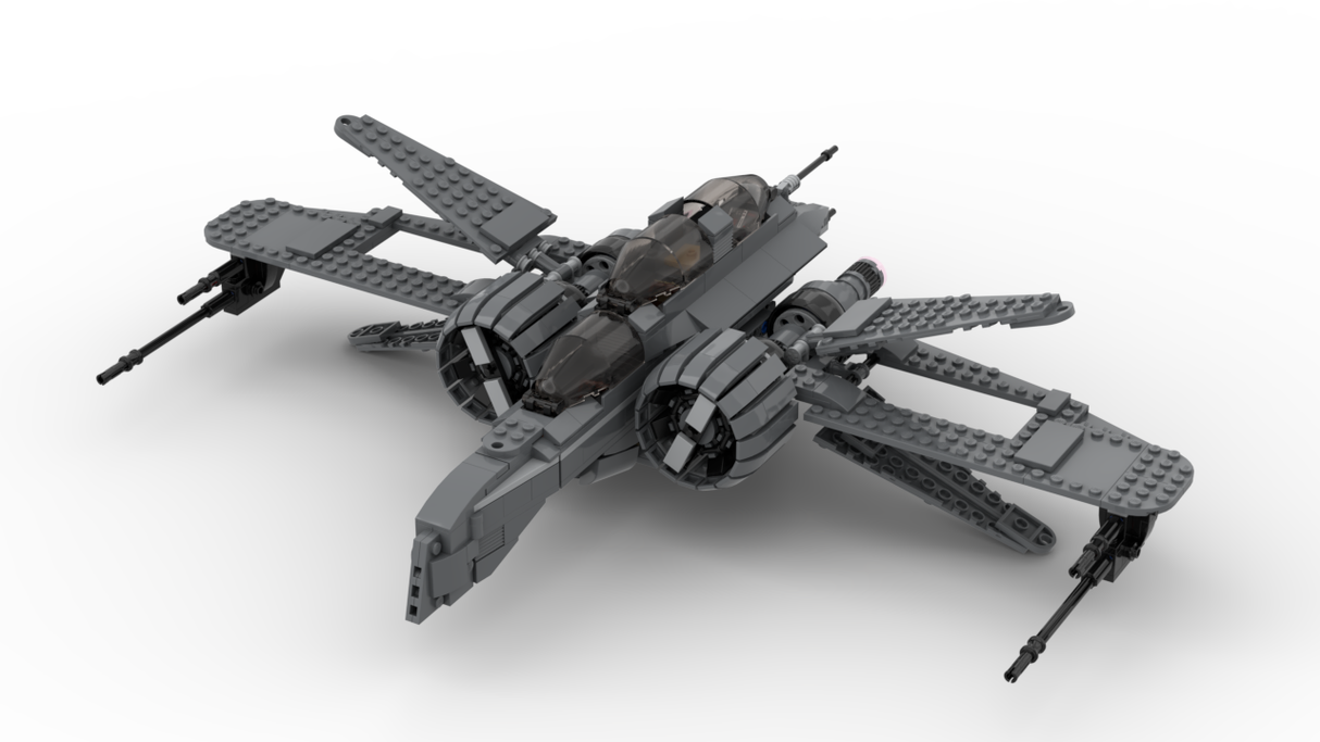 10122: ARC 170 (IMPERIAL STEALTH) from REPUBLICBRICKS