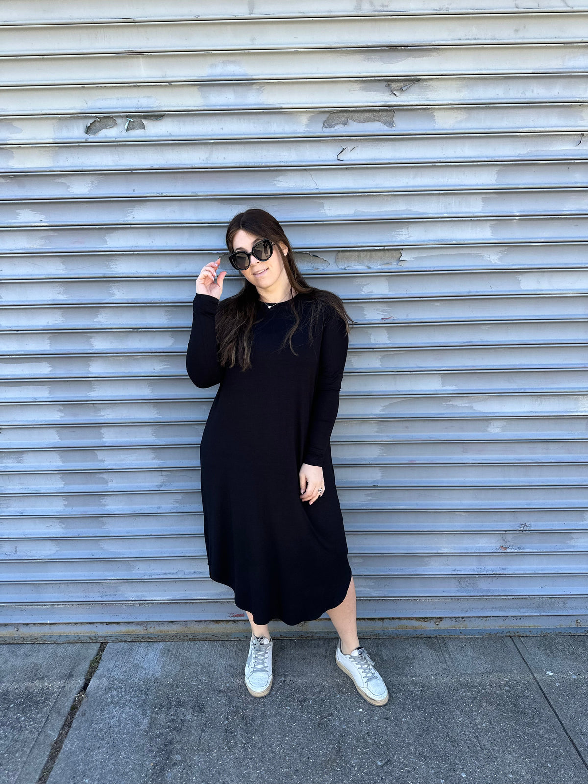 Basic T- Dress From Drama NYC Plus
