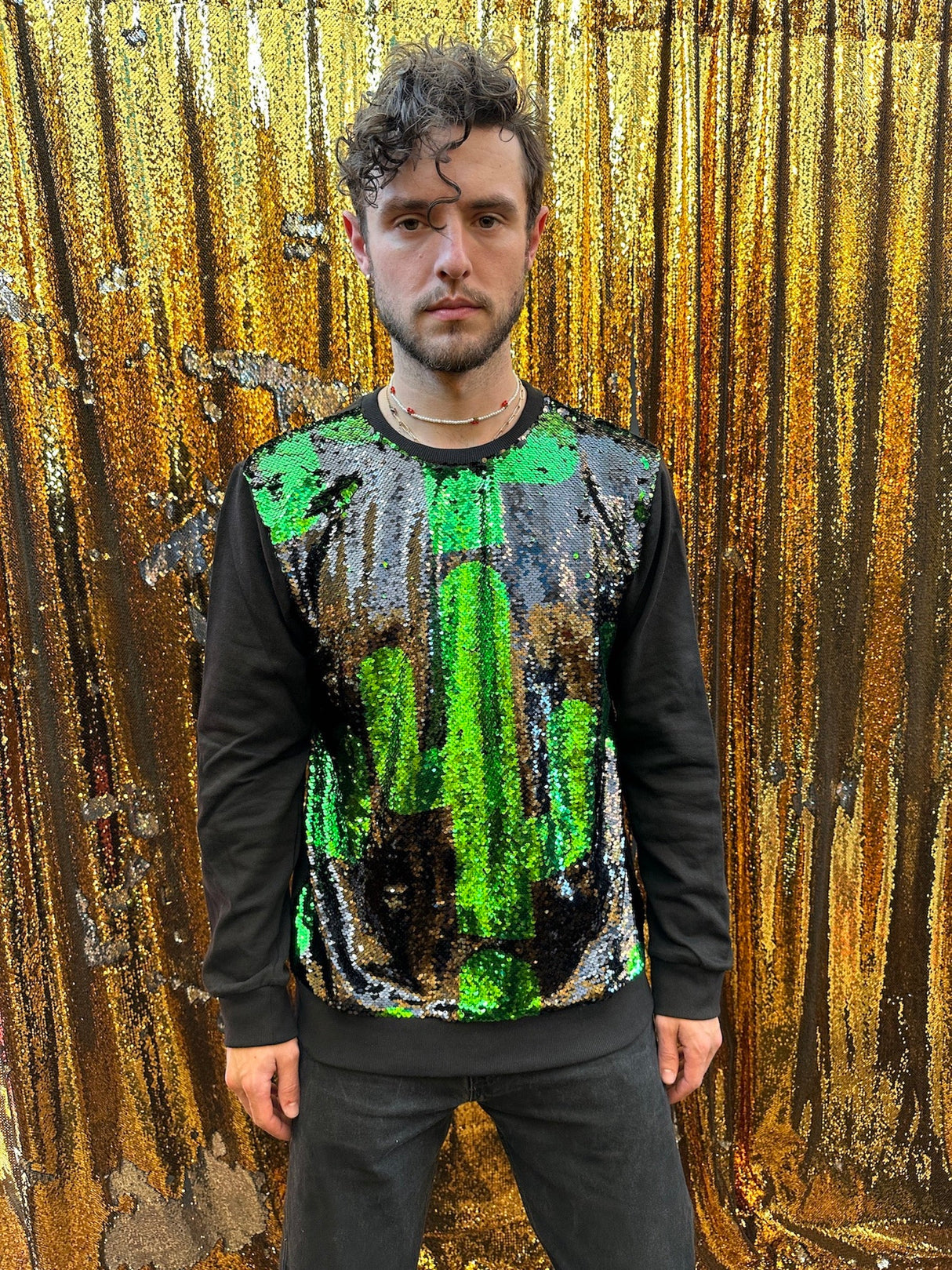 Any Old Iron Mens Cactus Sweatshirt from Any Old Iron