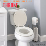 PREMIUS Wood Toilet Seat, Standard Round, 17 Inches from ShopBobbys