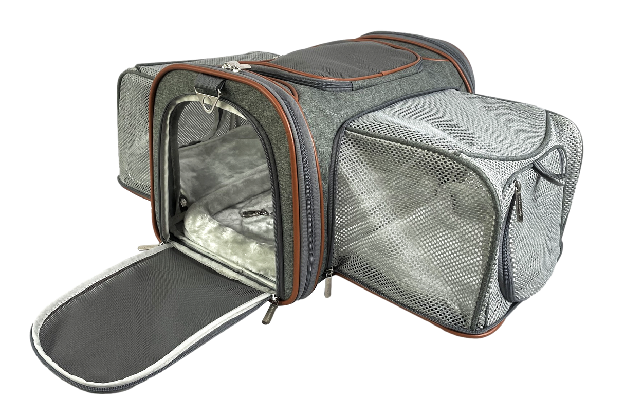 Mr. Peanut's Platinum Series Double Expandable Pet Carrier from Mr. Peanut's Pet Carriers
