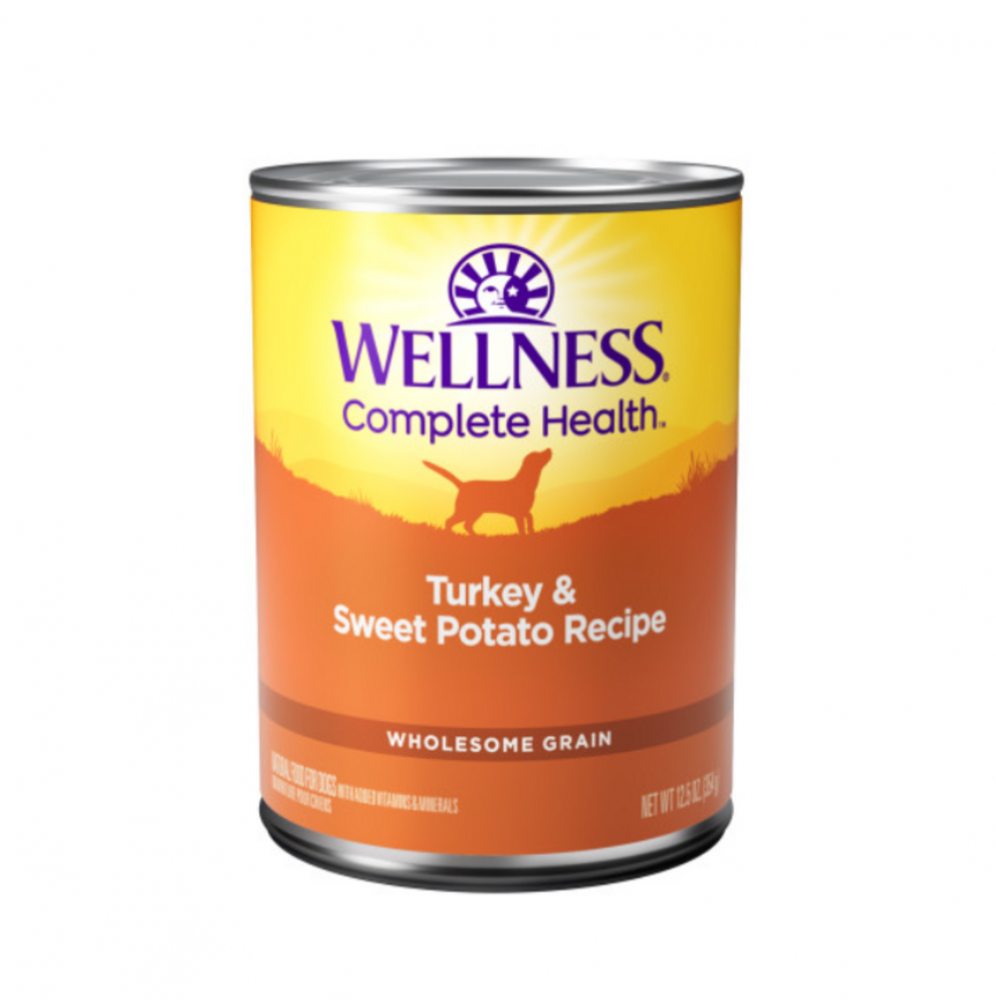 Wellness Adult Turkey and Sweet Potato Wet Dog Food (12.5oz) from The Family Pet