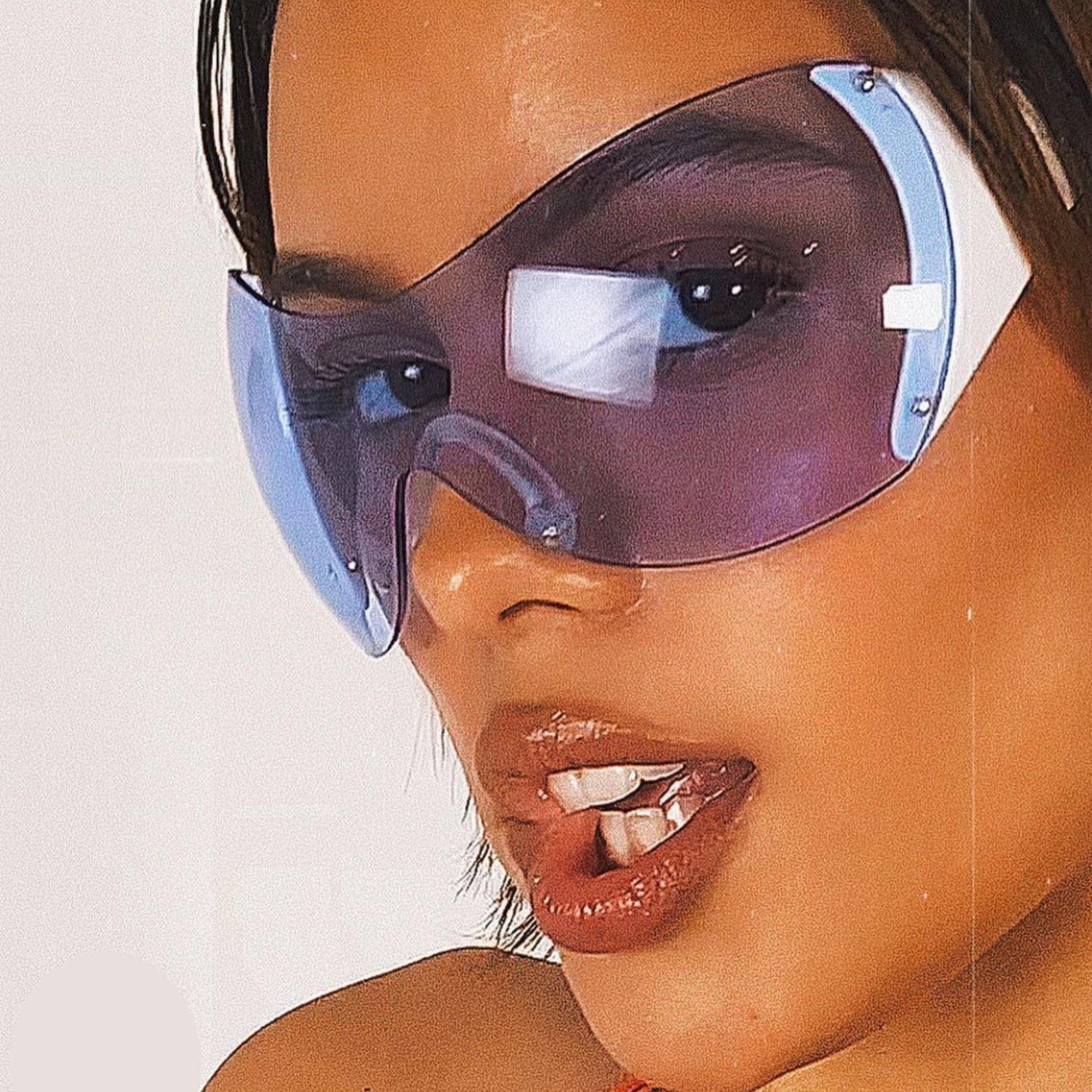 BOOM Shield Sunglasses *As Seen On: Amber Rose & Paris Hilton* from Giant Vintage Sunglasses