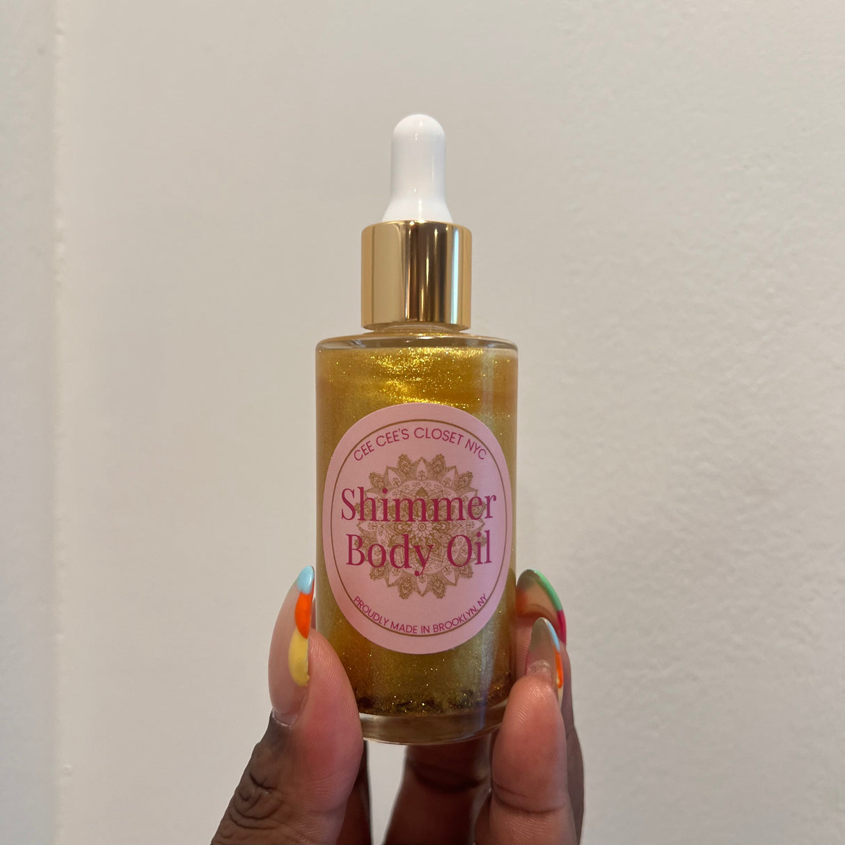 Shimmer Dry Body Oil from Cee Cee's Closet NYC