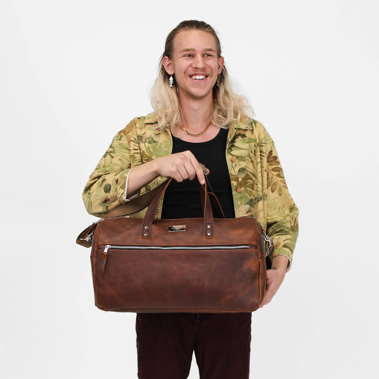 Luxury Leather Duffel Bag from Lifetime Leather Co.
