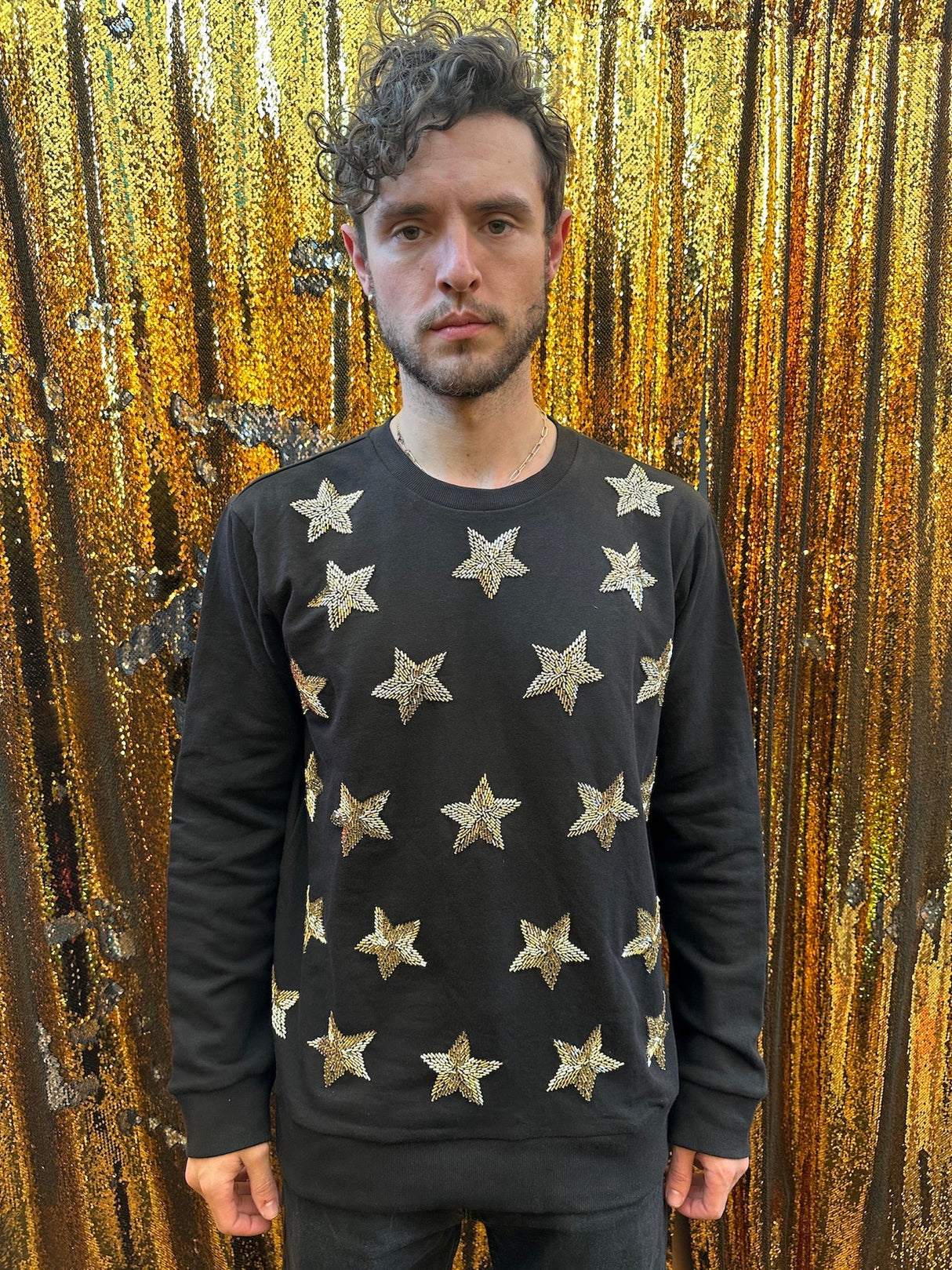 Any Old Iron Mens Goldie Star Sweatshirt from Any Old Iron