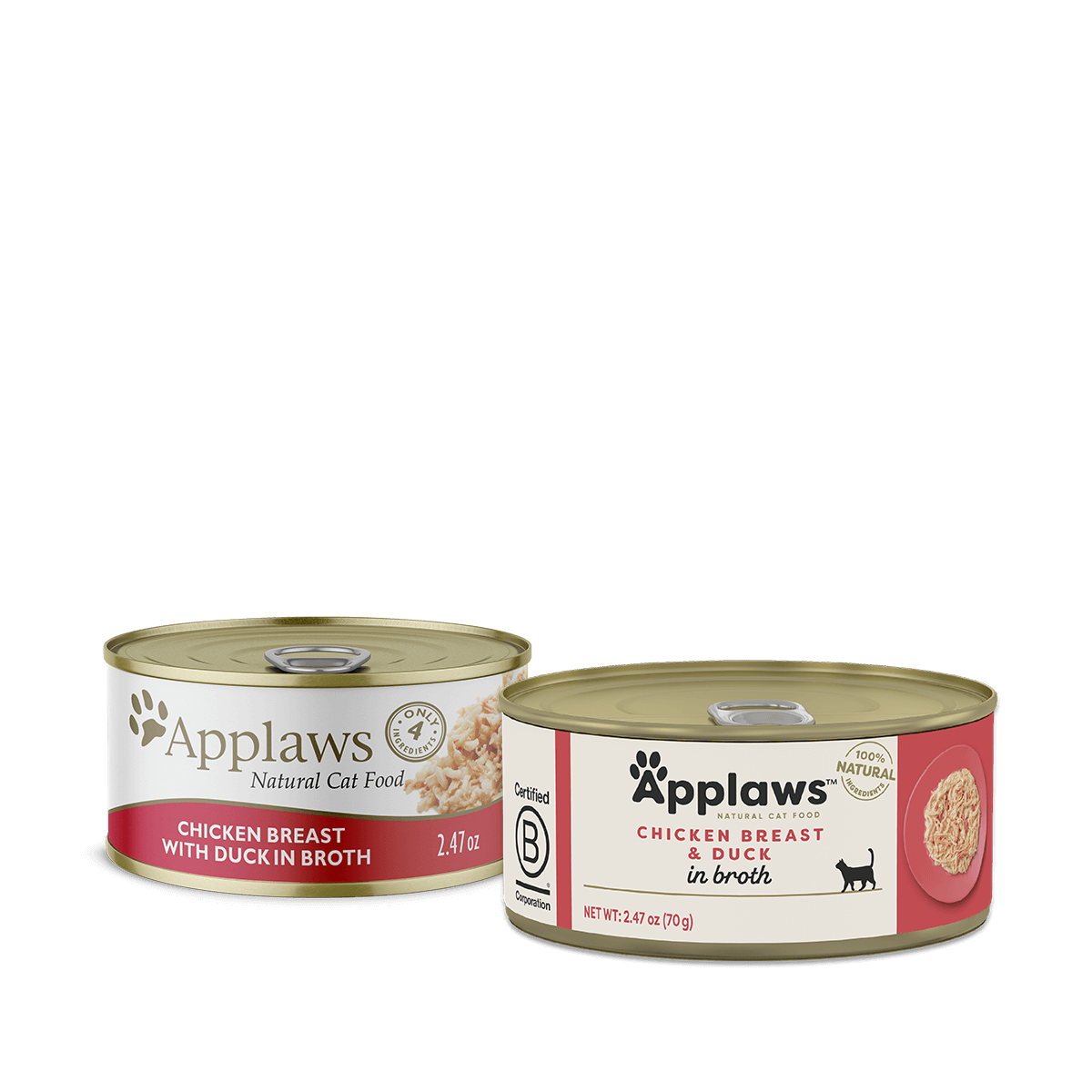 Applaws Chicken Breast and Duck in Broth Wet Cat Food (2.47oz) from The Family Pet