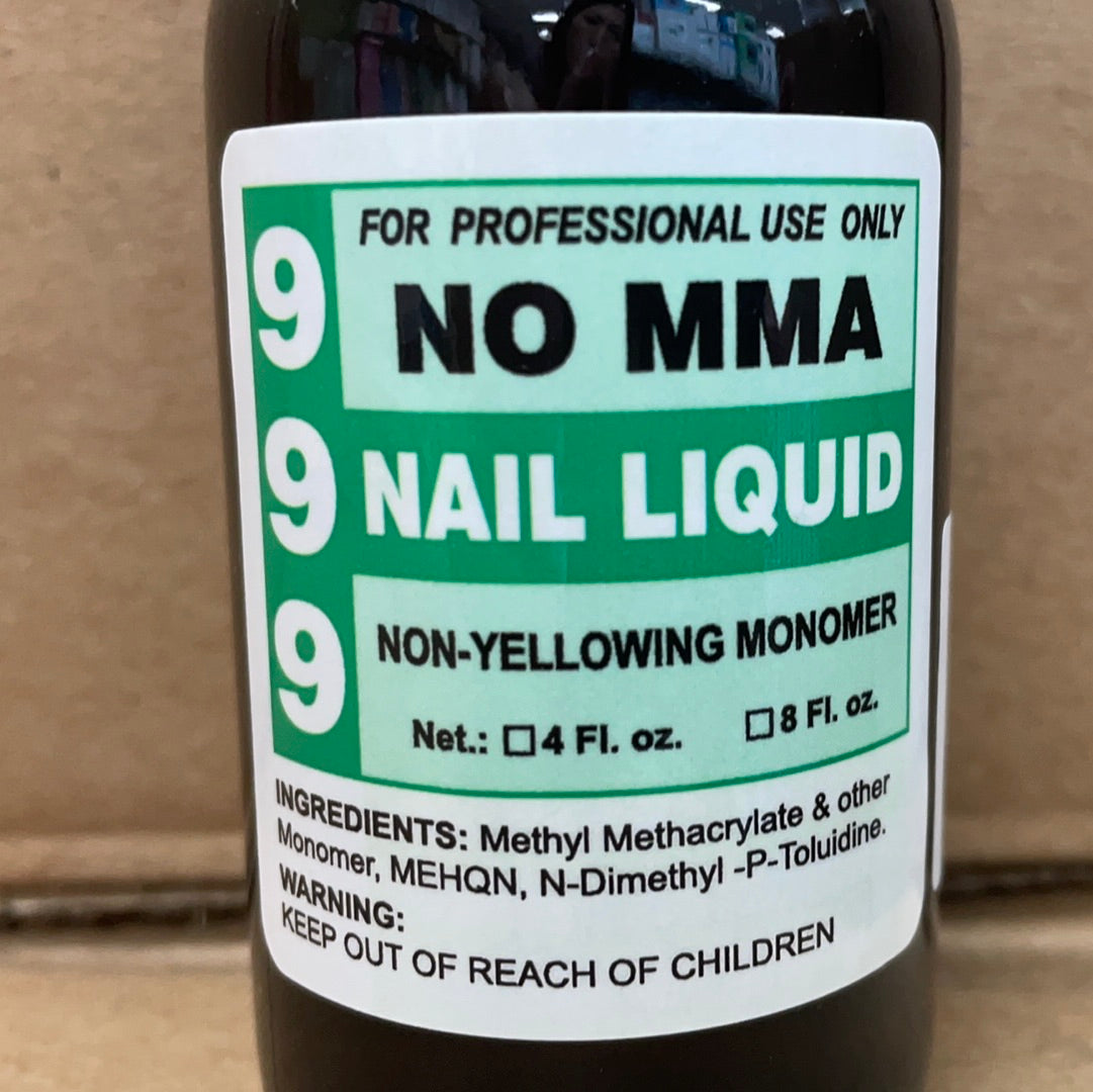 Purple Nail Liquid Monomer (No MMA) 004oz From Queen Nail & Beauty Supply