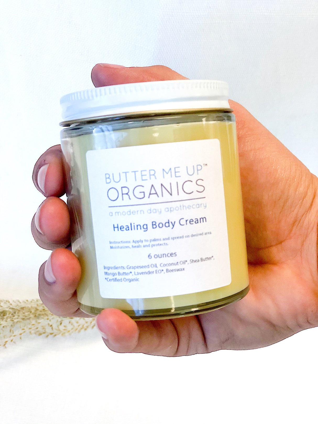 Healing Body Cream / organic body lotion / winter skin / dry skin / deep moisturizer From Butter Me Up Organics