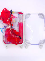 Red Suitcase Bundle From Popagloss