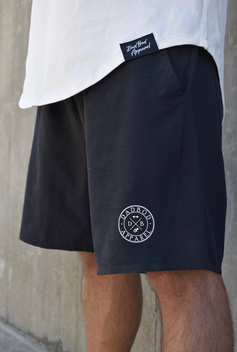 Premium High Performance Compression Shorts (Black) from DadBod Apparel