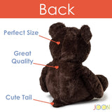 JOON Huge Teddy Bear With Ribbon, Dark Brown from ShopBobbys