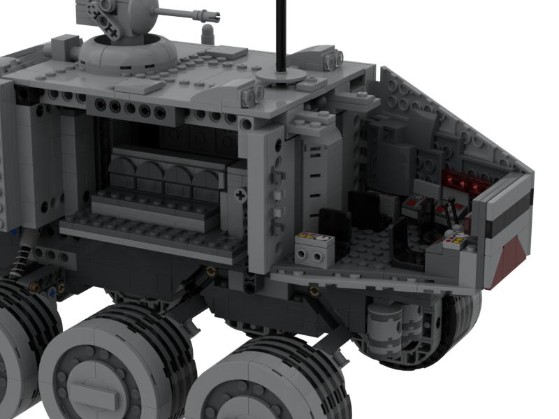 12300: UCS CLONE TURBO TANK (CLASSIC) from REPUBLICBRICKS