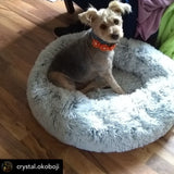 Mr. Peanut's 28" OrthoPlush® Pet Bed - Snowflake White Two Tone from Mr. Peanut's Pet Carriers