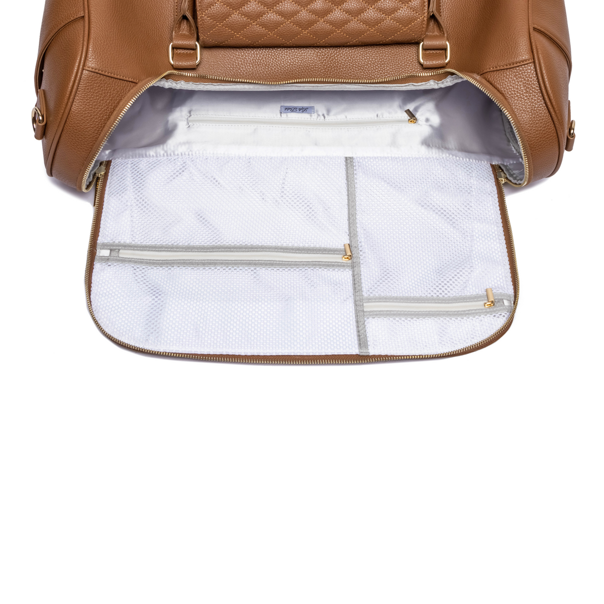 Monaco Travel Bag | Caramel Brown From Luli Bebé