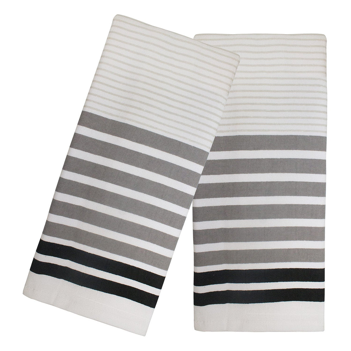 Popular Home 2-Piece Thin Stripes Fouta Kitchen Towel Set, 16x28 Inches from ShopBobbys