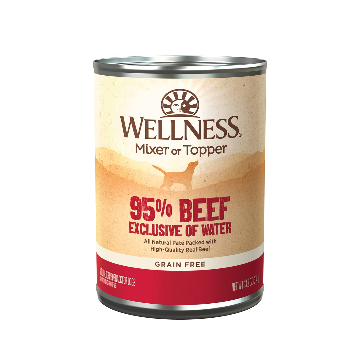 Wellness Adult 95% Beef Wet Dog Food (13.2oz) from The Family Pet