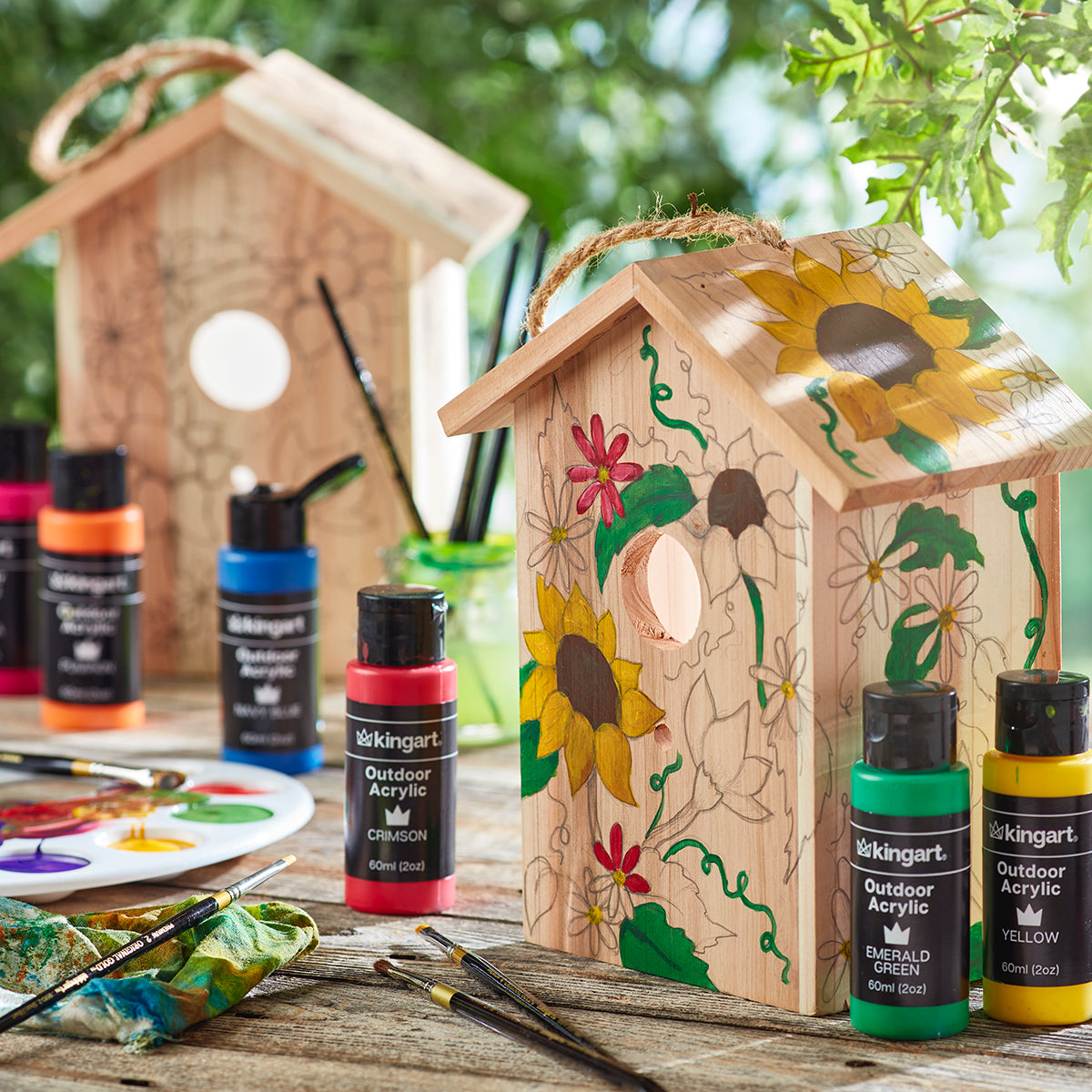 Outdoor Acrylic Paint, 20 Colors from KINGART