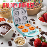 PREMIUS Ceramic Non-Stick Mini Snack Donut Maker, 2 Inch Mold, 4 Count from ShopBobbys