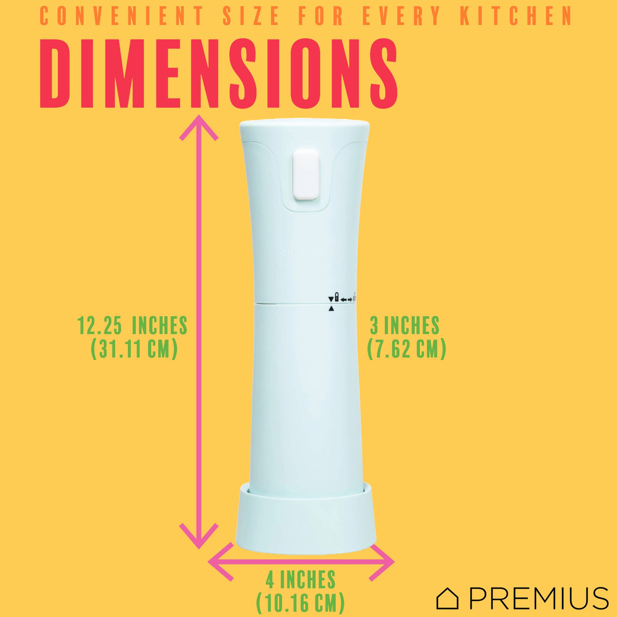 PREMIUS Rechargeable Cordless Hawaiian Shaved Ice Maker, Snow Cone Machine, Mint from ShopBobbys