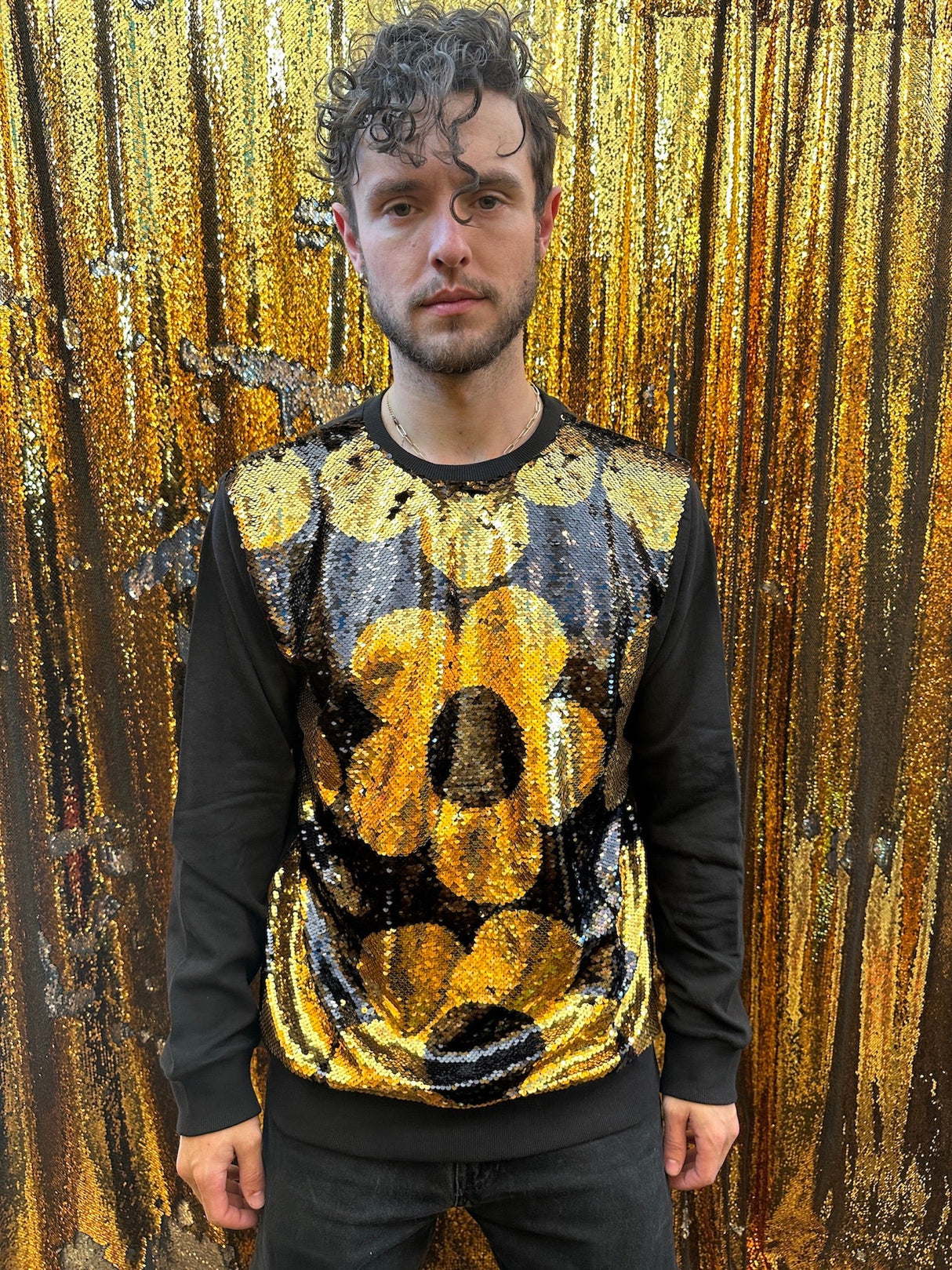 Any Old Iron Mens Golden Quant Sweatshirt from Any Old Iron