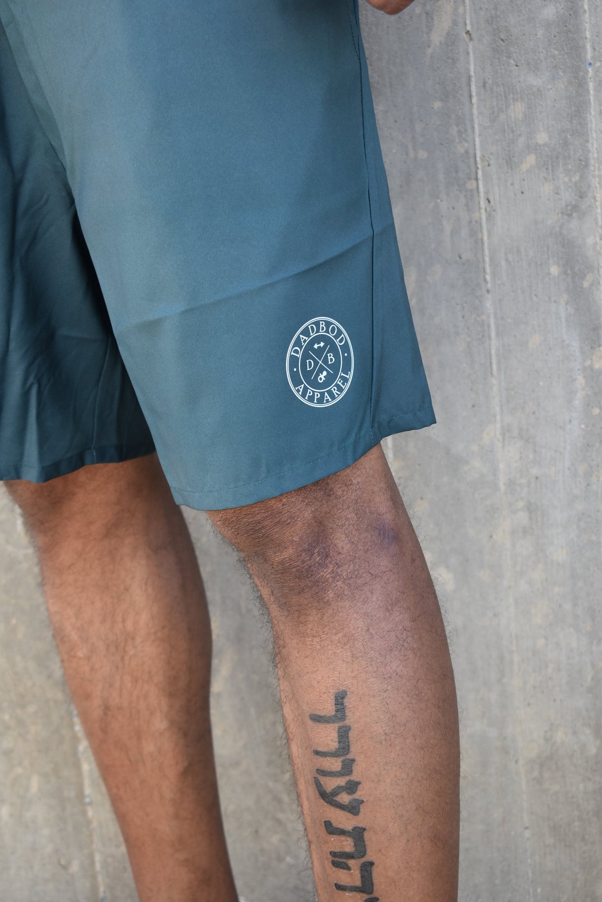 Light Weight Active Shorts (Emerald) from DadBod Apparel