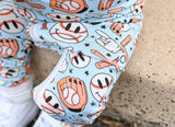 BASEBALL SMILEY DREAM ROMPER from DREAM BIG LITTLE CO