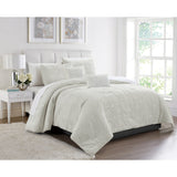 Harmony 5 Piece Moroccan Clip Jacquard Comforter Set from ShopBobbys