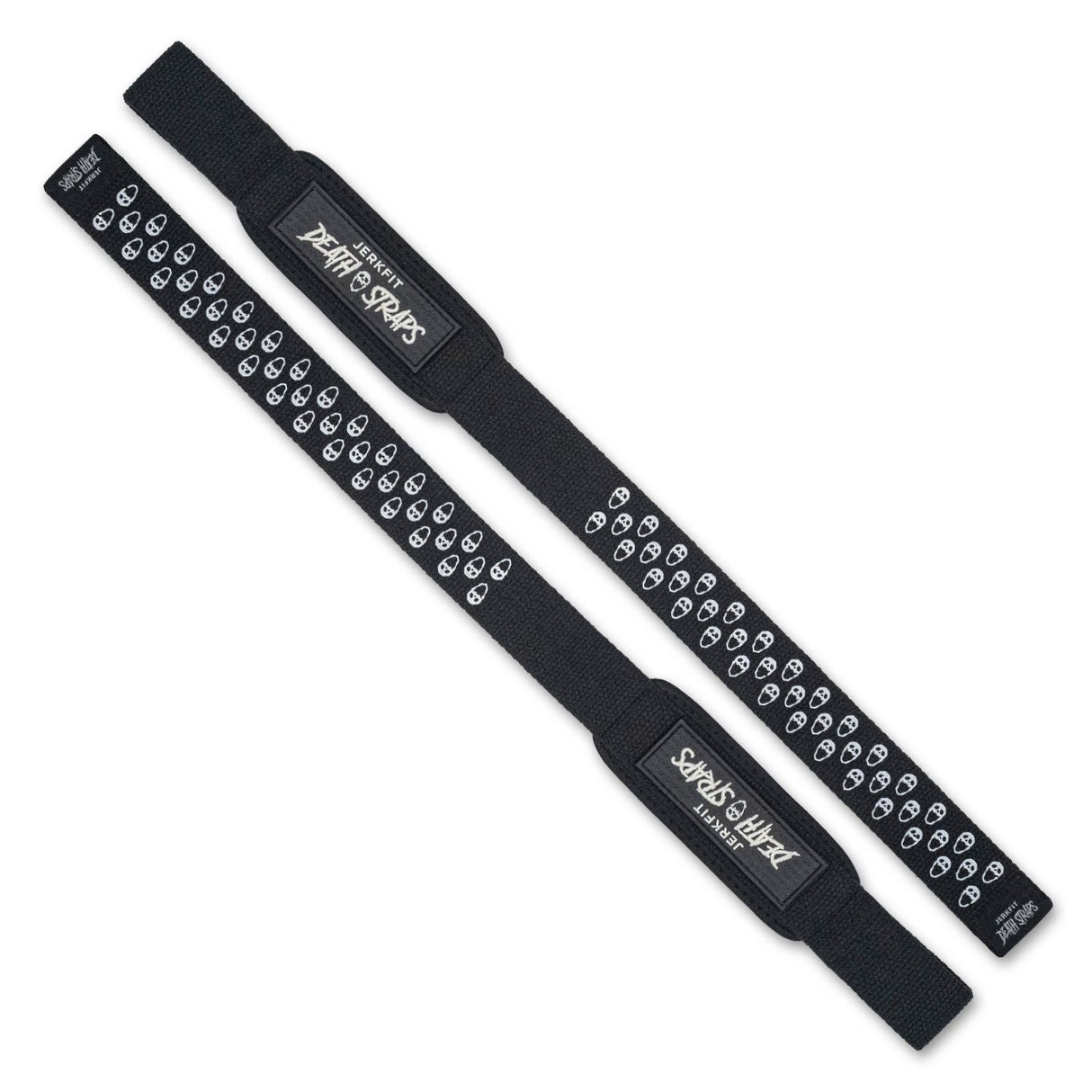 JerkFit Death Straps, Traditional Lifting Straps with Double Sided Skull-Grip from JerkFit