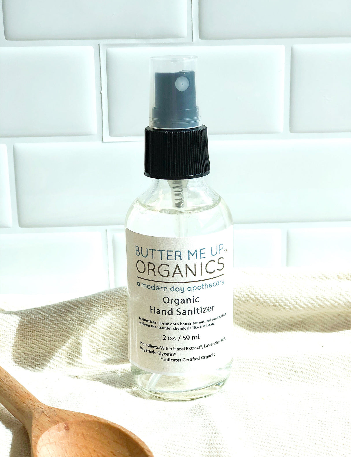 Organic Hand Sanitizer Triclosan Free / Organic Sanitizer from Butter Me Up Organics