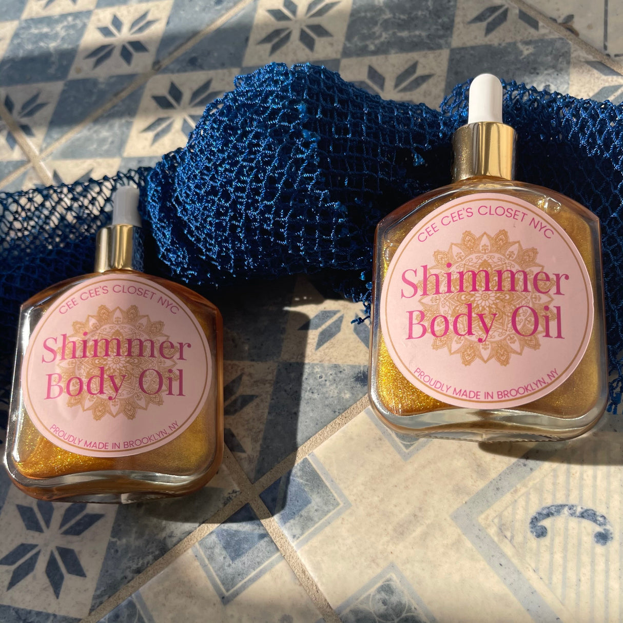 Shimmer Dry Body Oil from Cee Cee's Closet NYC