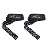 JerkFit Death Straps, Traditional Lifting Straps with Double Sided Skull-Grip from JerkFit