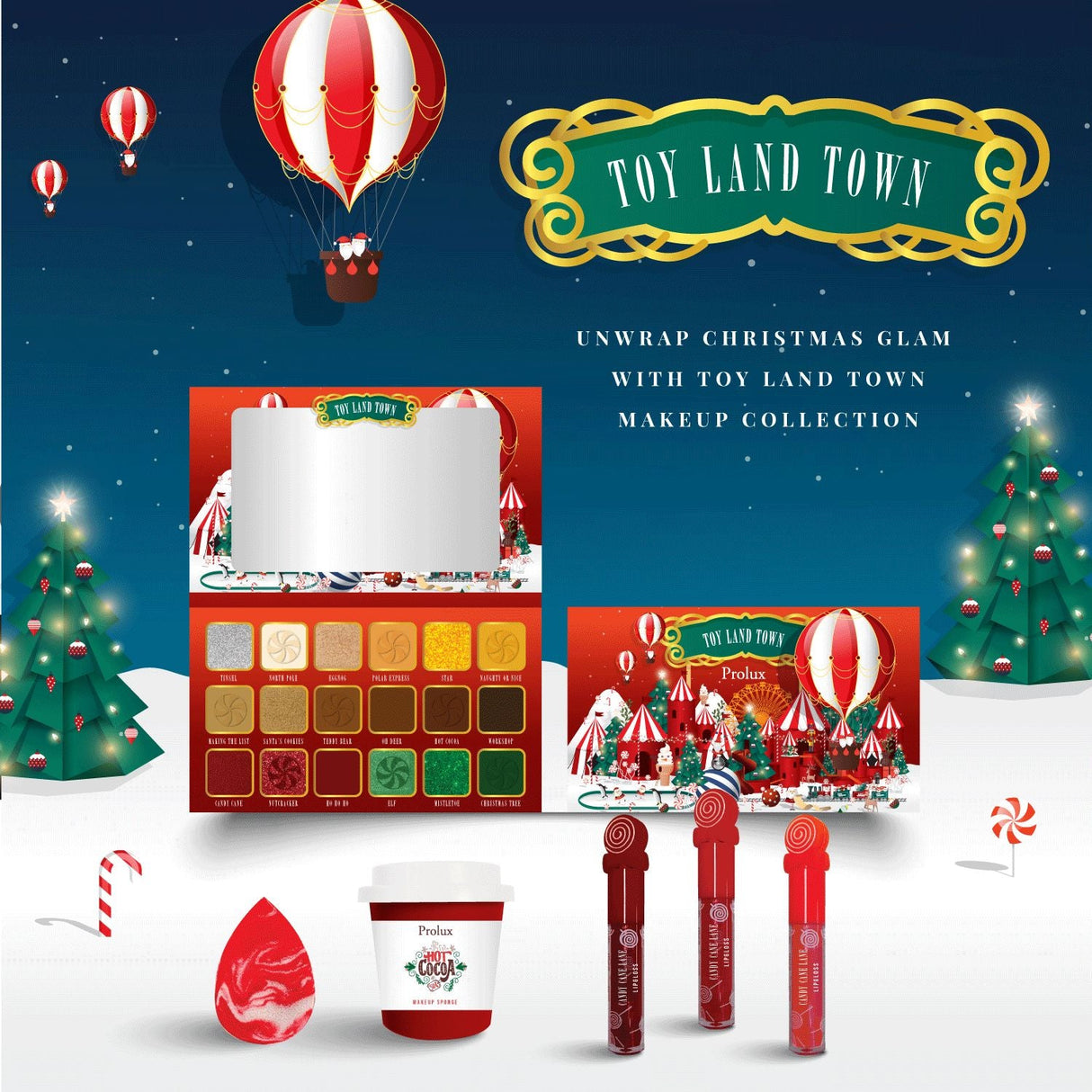 Toy Land Town Makeup Collection from Prolux Cosmetics