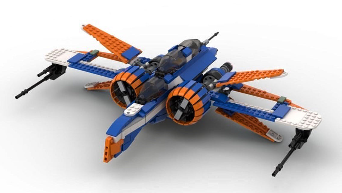 10105: ARC 170 (332ND LEGION) from REPUBLICBRICKS