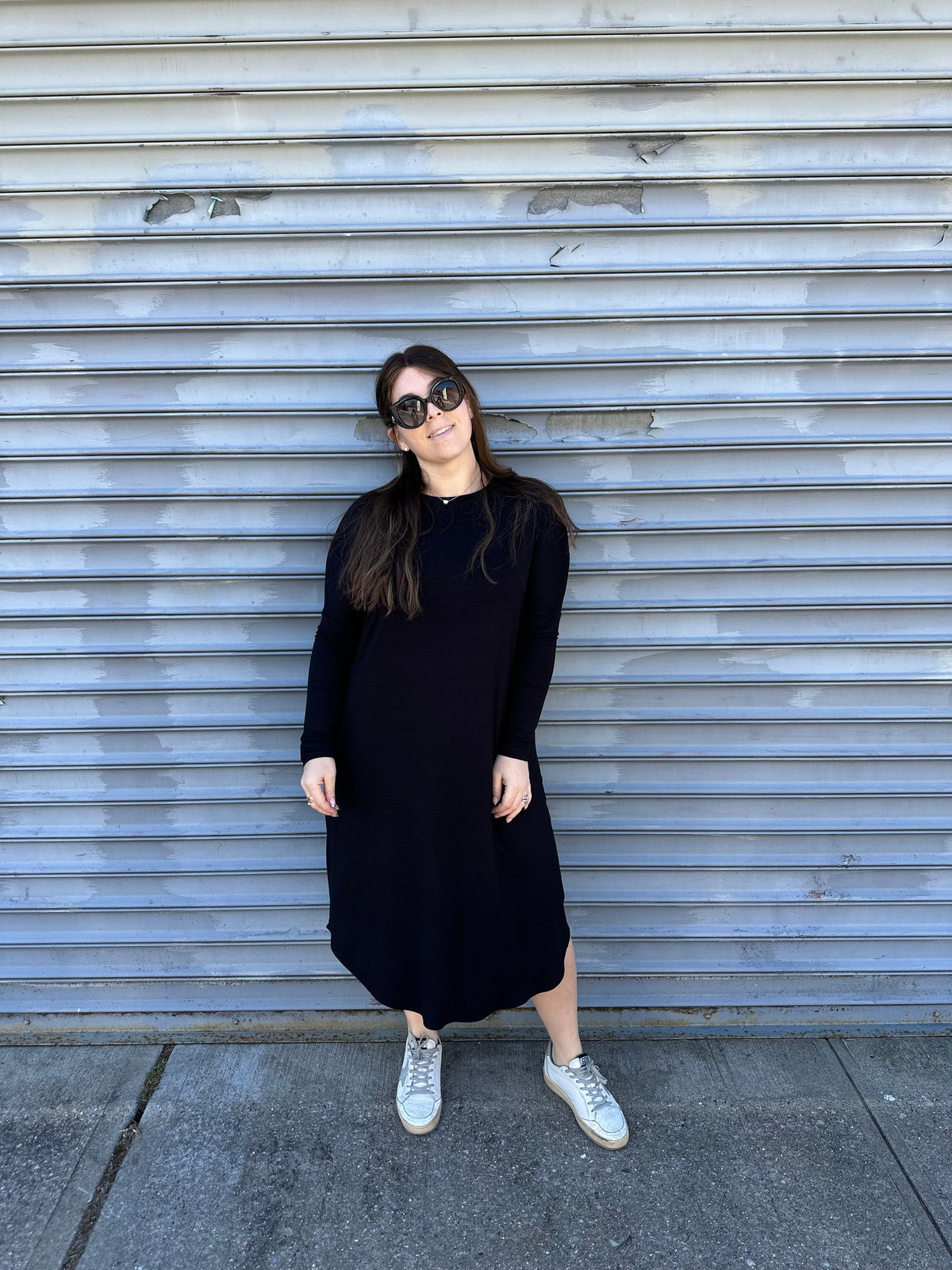 Basic T- Dress From Drama NYC Plus
