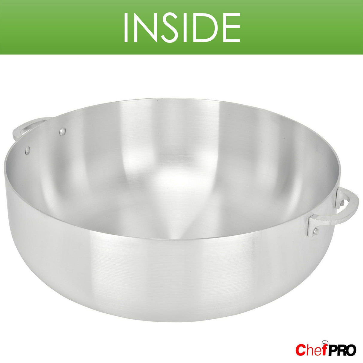 Chef PRO Commercial Grade Aluminum Caldero Stock Pot, 1.9 Quarts from ShopBobbys