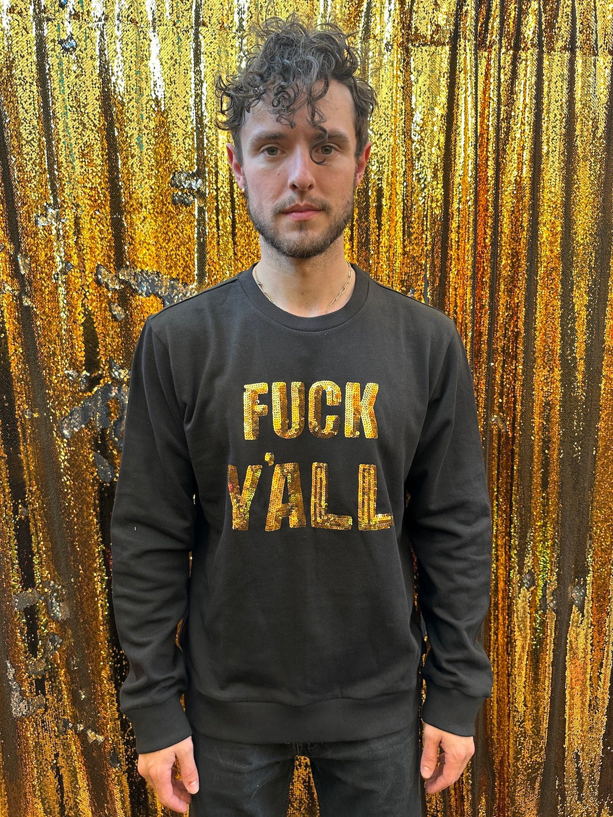 Any Old Iron Mens Fuck Y’all Sweatshirt from Any Old Iron
