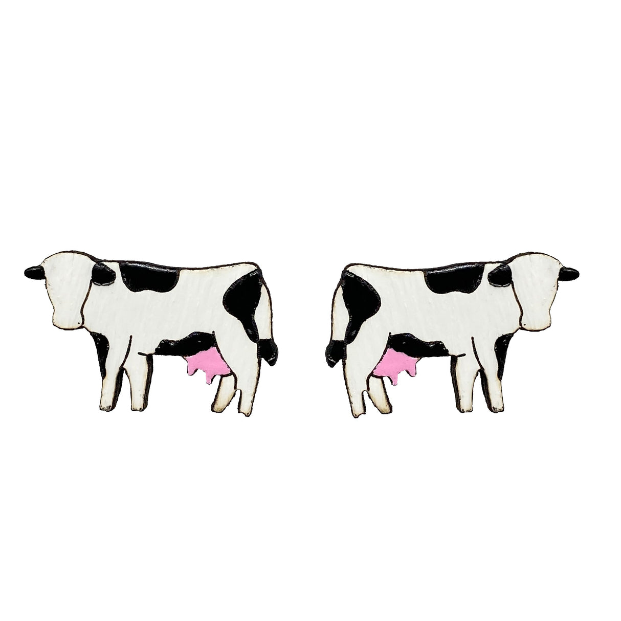 Cow Studs - 2 Colors Available from LE CHIC MIAMI
