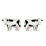 Cow Studs - 2 Colors Available from LE CHIC MIAMI