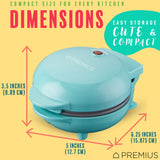 PREMIUS Ceramic Non-Stick Mini Snack Flat Griddle Maker, 4 Inch Mold from ShopBobbys