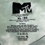 MTV Mint and White Tie-Dye Short Sleeve T-Shirt Women's Sz XL 86947(New) from PayWut