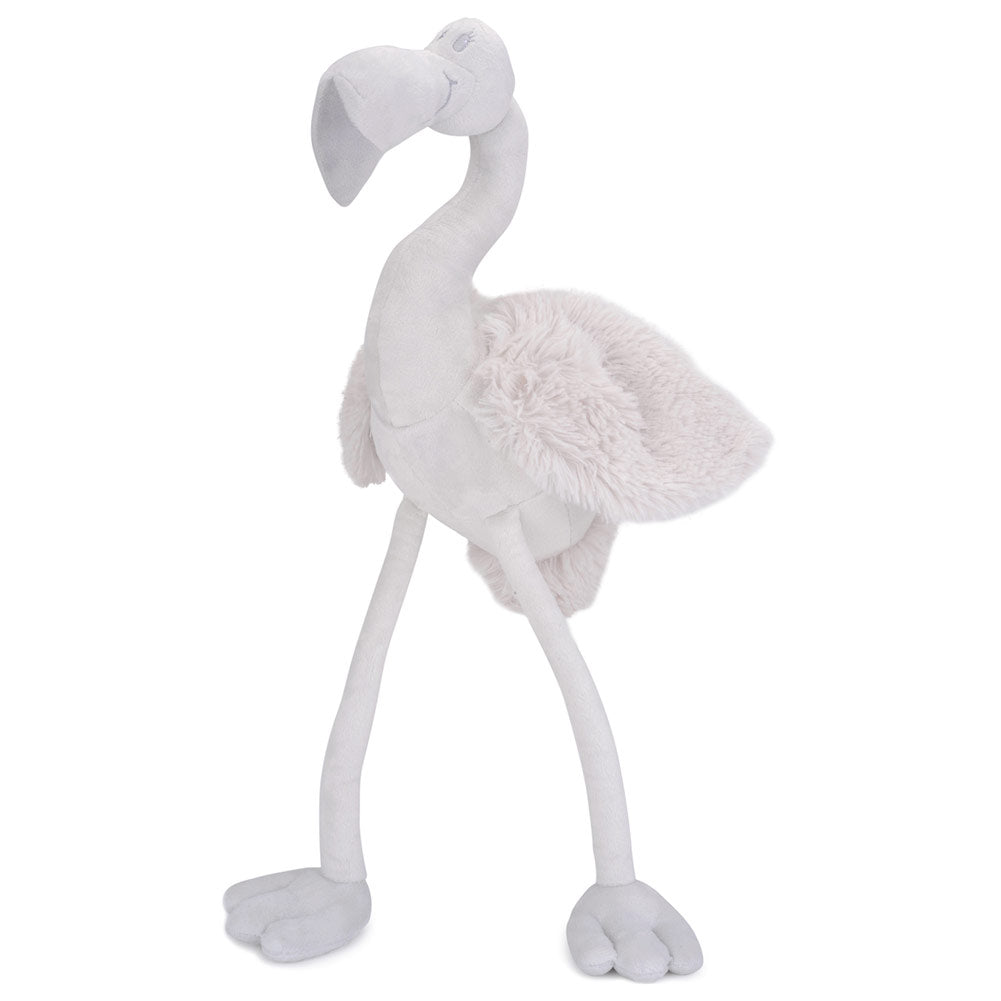 JOON Beaky The Flamingo Stuffed Animal, Light Grey, 9.5 Inches from ShopBobbys