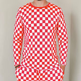 RUDOLPH CHECKERS MEN'S DREAM CREW NECK TOP from DREAM BIG LITTLE CO