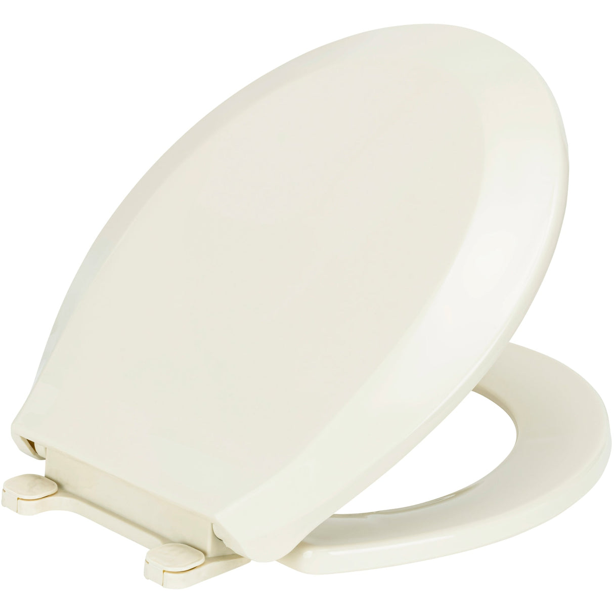 PREMIUS Slow Close Beveled Plastic Toilet Seat, Standard Round, 17 Inches from ShopBobbys