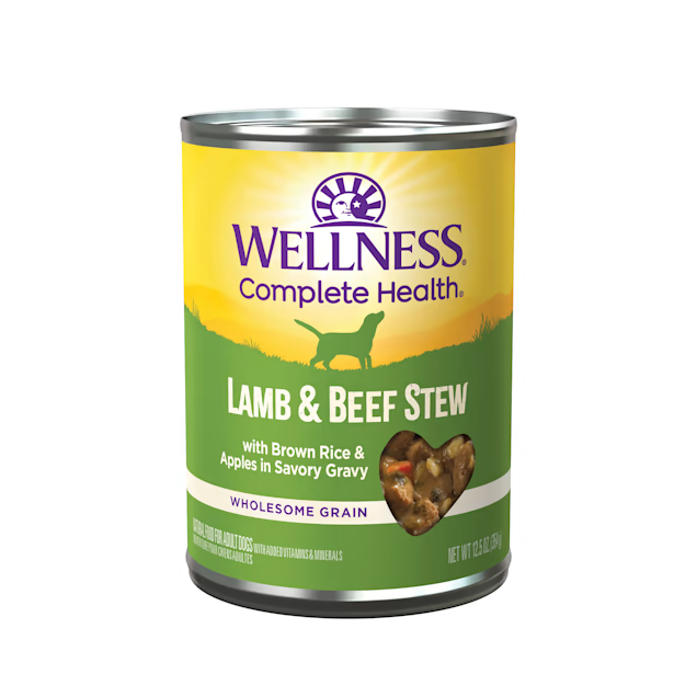 Wellness Adult Lamb and Beef Stew Wet Dog Food (12.5oz) from The Family Pet