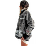 'Beyond Silver' Denim Jacket from Wren + Glory
