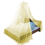 Just Relax Elegant Mosquito Net Bed Canopy Set, Yellow, Queen-King from ShopBobbys