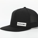 Premium Active 5-Panel DadVibe Hat (Black) from DadBod Apparel