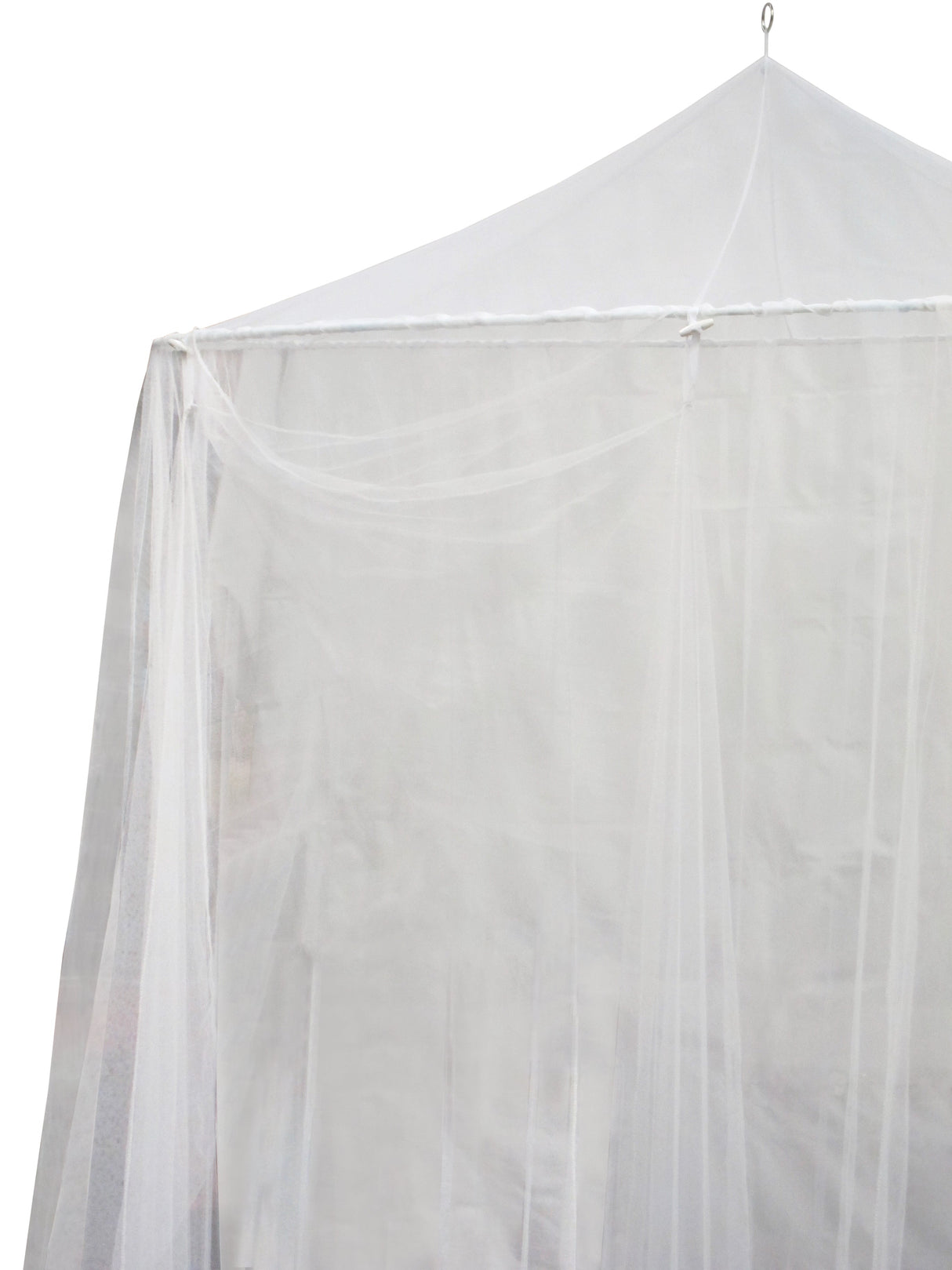 Just Relax Extra-Large Indoor-Outdoor Round Canopy Mosquito Net, White, 5x9 Feet from ShopBobbys